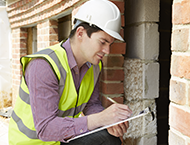 Man Inspecting Property